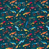 Softshell Digital Bunte Monster Trucks